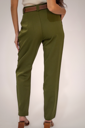 Calça Alfaiataria Slim Verde