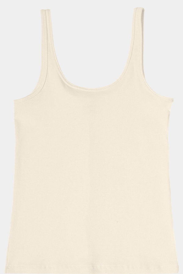 Regata Alça Fina Off White