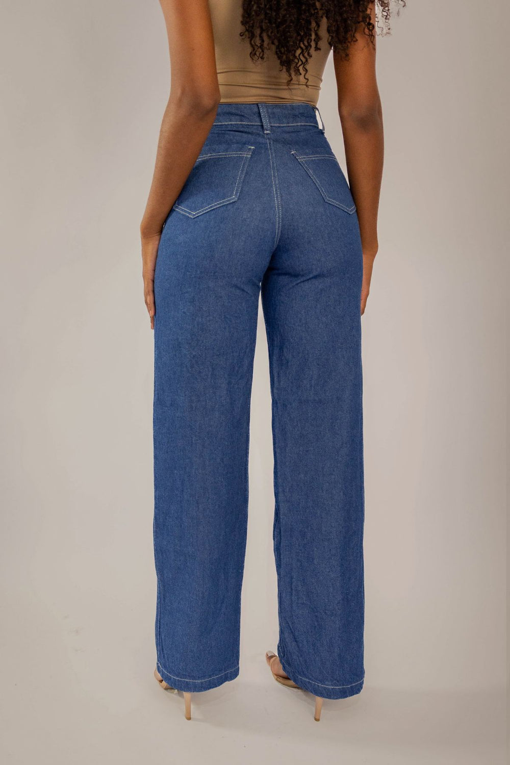 Calca Jeans Wide leg