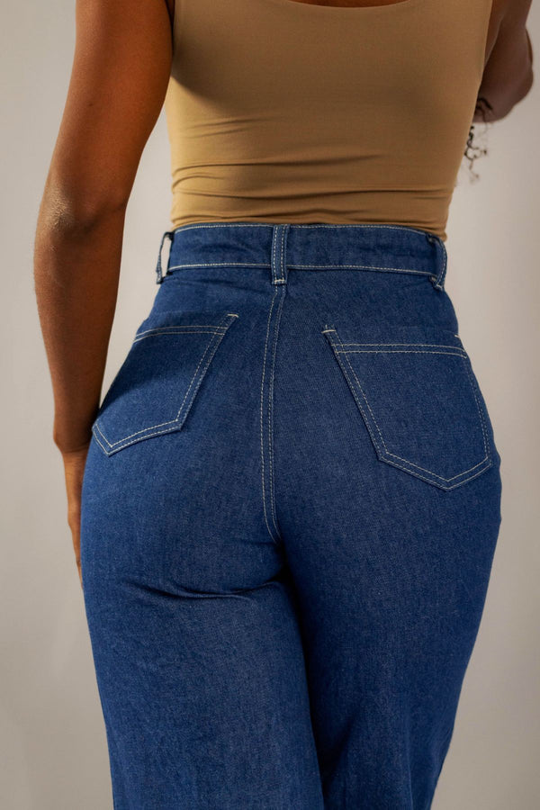 Calca Jeans Wide leg