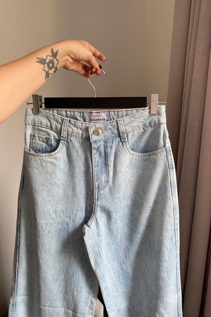 Calça Jeans Wide leg Clara