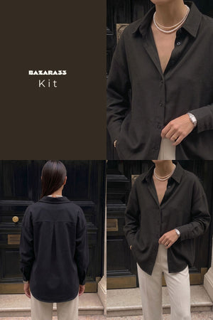 Kit 2 Camisas  - Preta e Azul Marinho