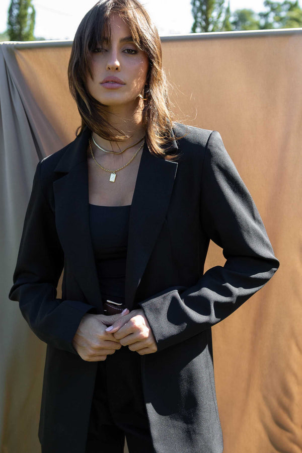 Blazer Slim Preto