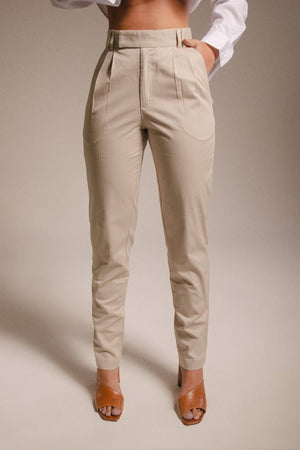 Calça Alfaiataria Cristal Bege