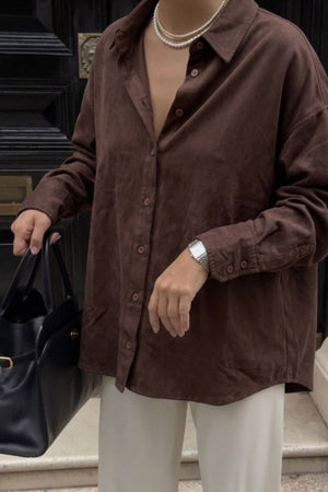 Camisa Fluida Viscose e Algodão