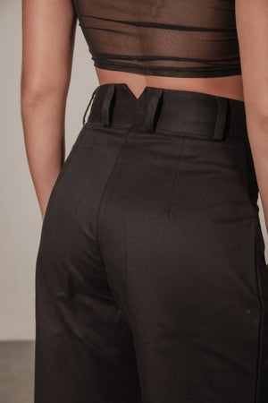 Calça Alfaiataria Reta Preta