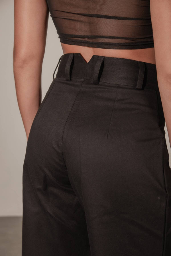 Calça Alfaiataria Reta Preta