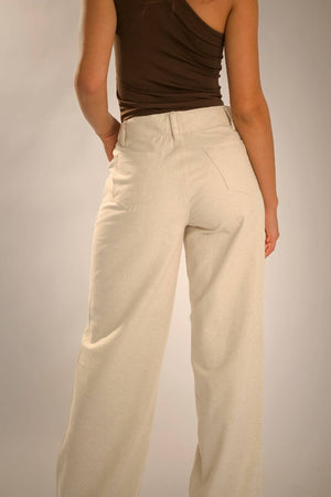 Calça Widde Leg Linho