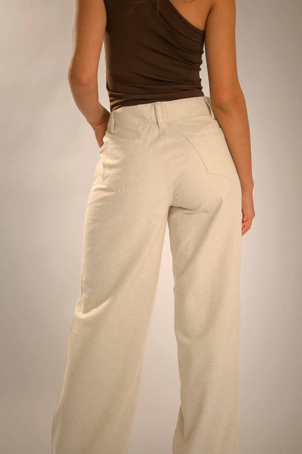 Calça Widde Leg Linho