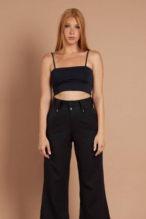 Calça Pantalona Alfaiataria Preta