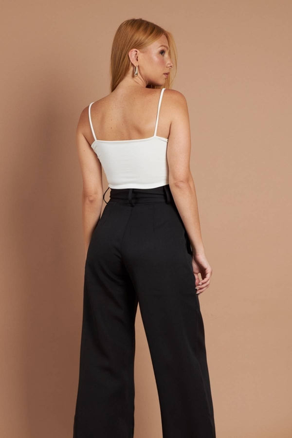 Calça Pantalona Alfaiataria Preta