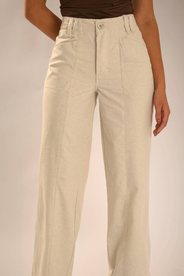 Calça Widde Leg Linho