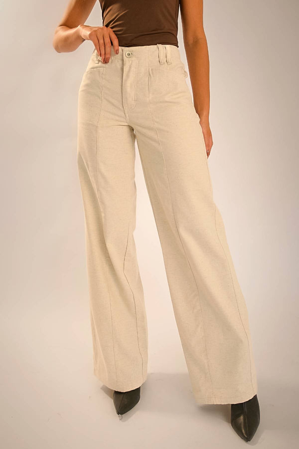 Calça Widde Leg Linho