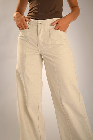 Calça Widde Leg Linho