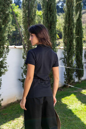 Camiseta Polo Preta