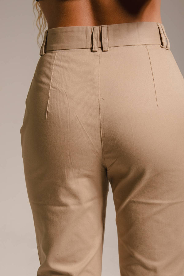 Calça Alfaiataria Cristal Avelã