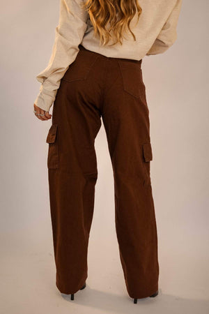 Calça Cargo Marrom