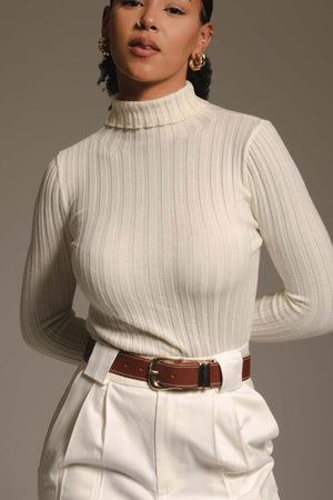 Blusa Canelada off-white