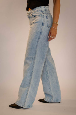 Calça Jeans Wide leg Clara