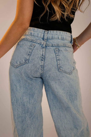 Calça Jeans Wide leg Clara