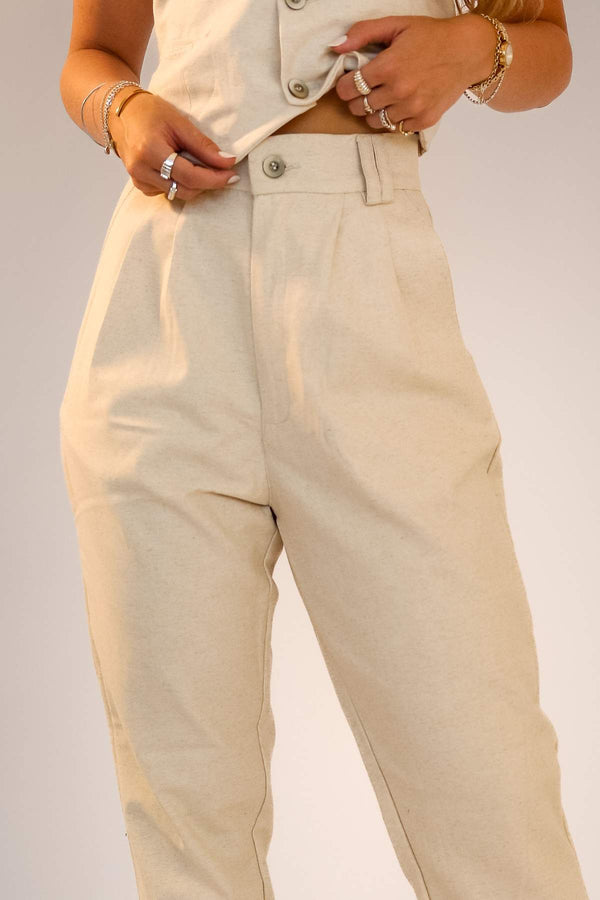 PRÉ-VENDA Calça Alfaiataria Algodão Linho