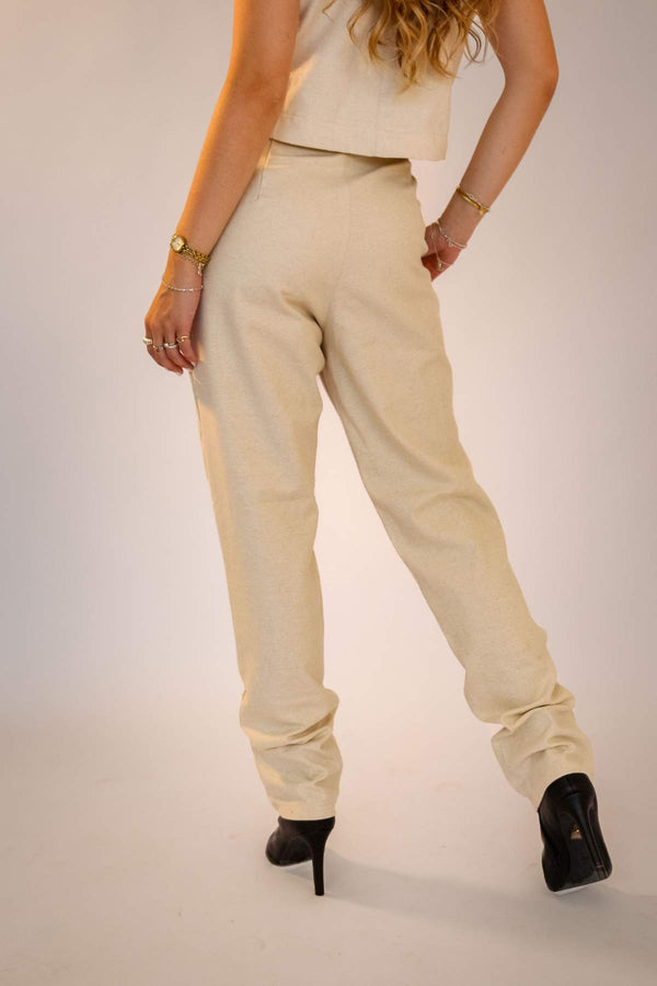 PRÉ-VENDA Calça Alfaiataria Algodão Linho