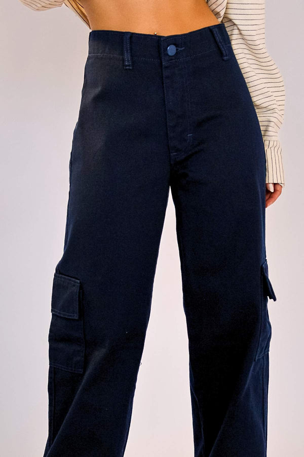 Calça Cargo Azul Marinho