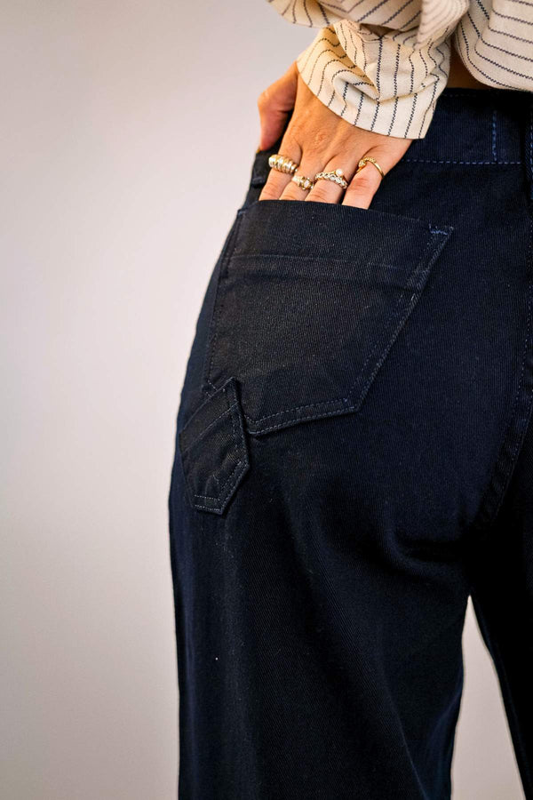 Calça Cargo Azul Marinho