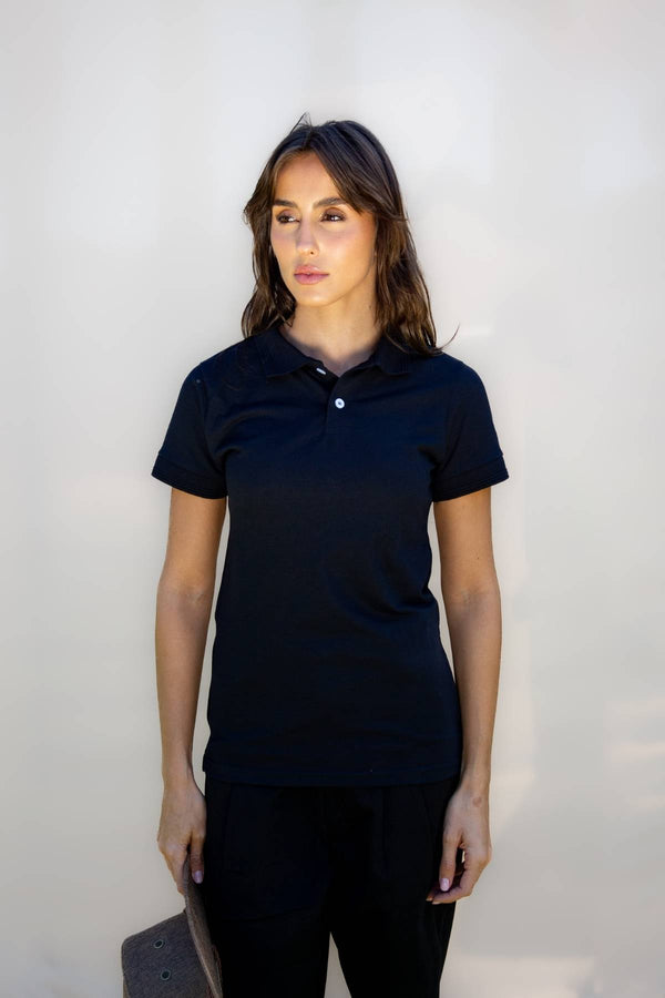 Camiseta Polo Preta